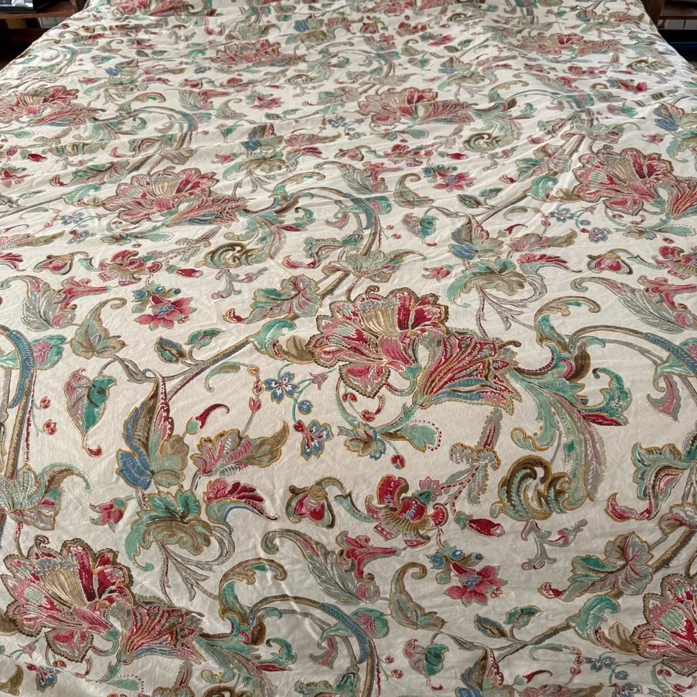 Lauren Ralph Laureni Antigua Paisley Twin Size Comforter 100% Cotton